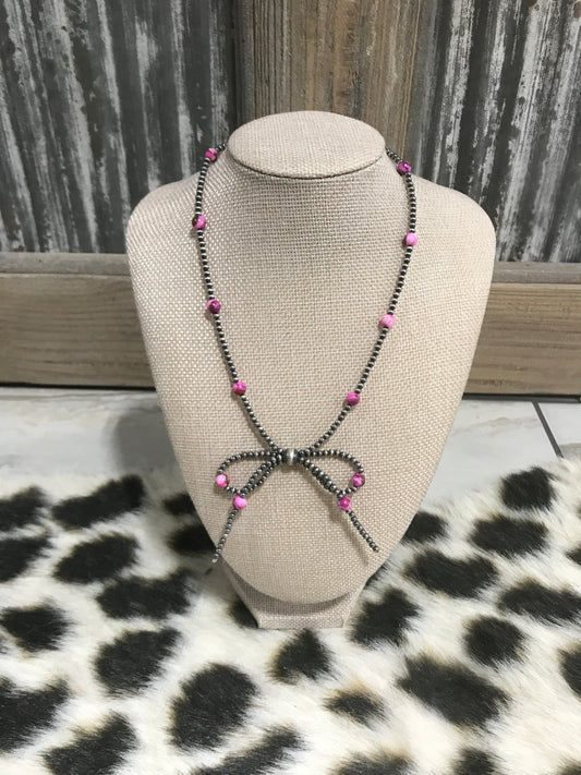 Navajo Pearl Dahlia Bow
