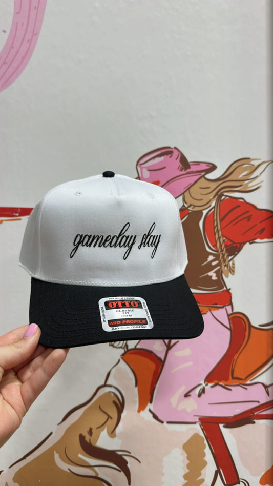 Gameday - Embroidered Hat Black