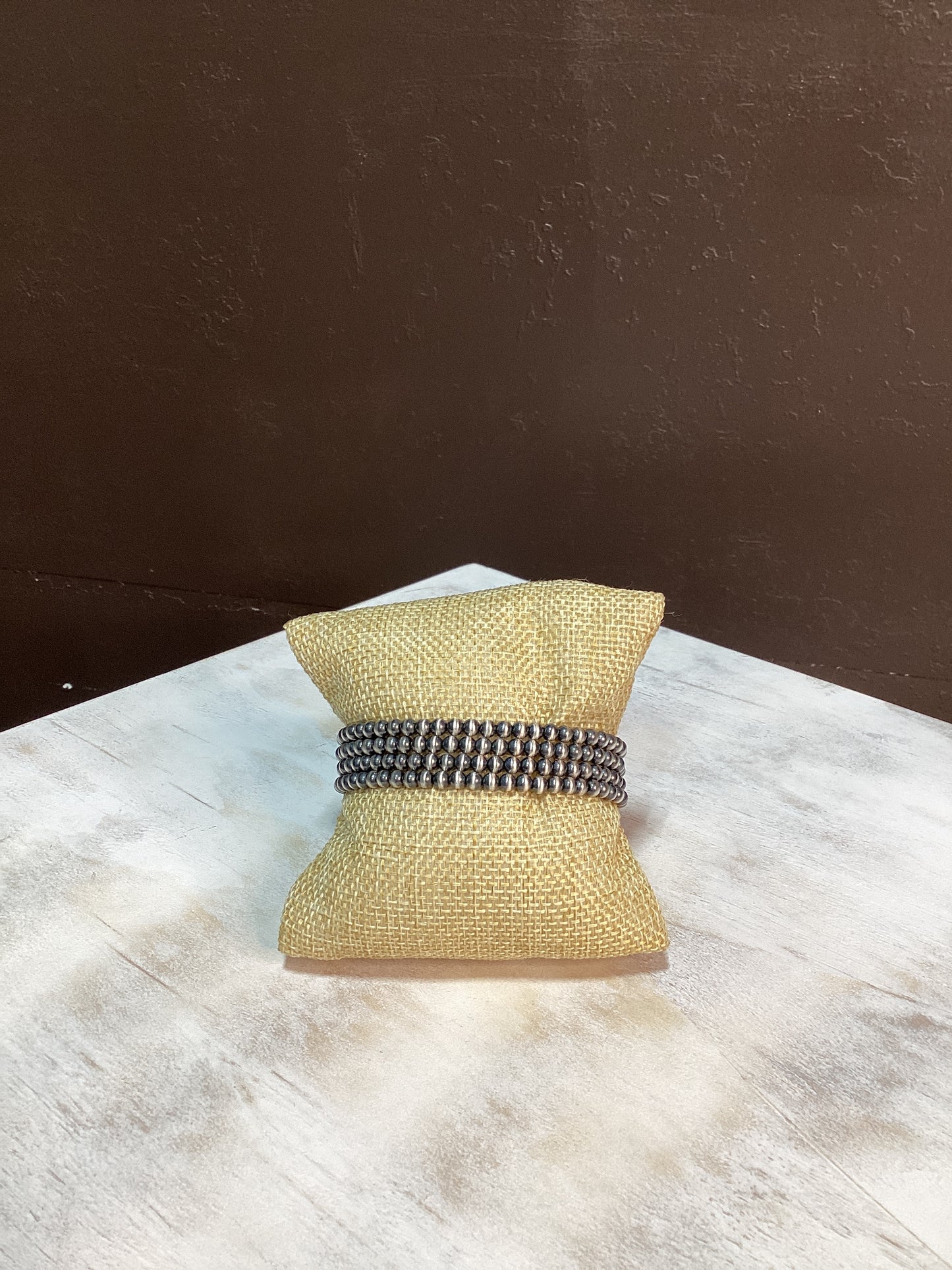 4mm Navajo Pearl Braclet