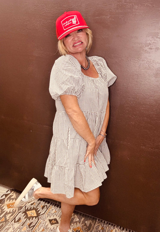 Plaid Mini Dress