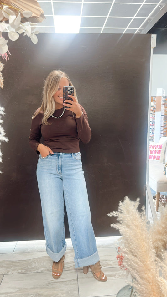 The Basic Long Sleeve - Brown