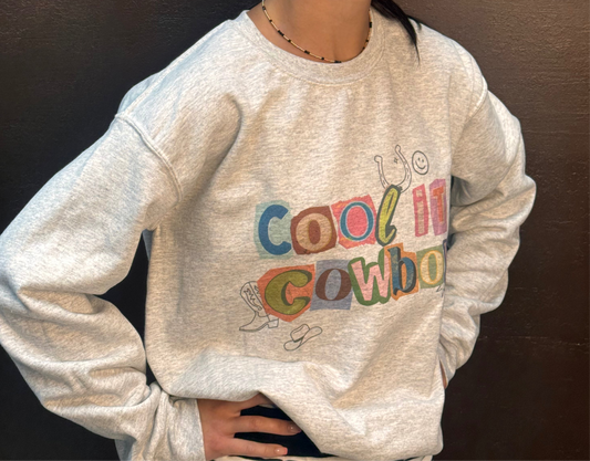 Cool It Cowboy Crewneck