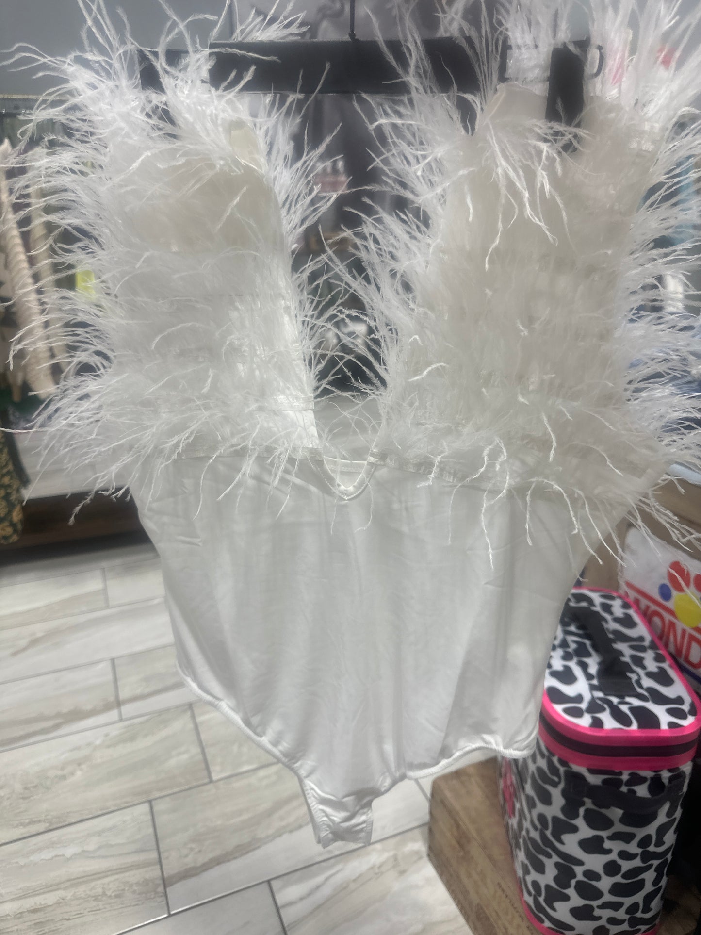 Feather Bodysuit