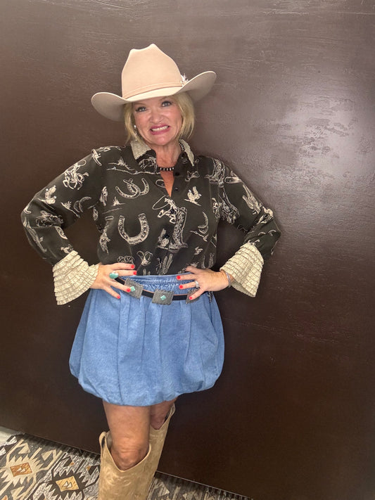 Desert Rose Button-Down