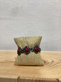Faux stretchy red bracelet