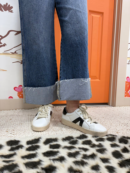 Friend Zone Sneakers-White Black