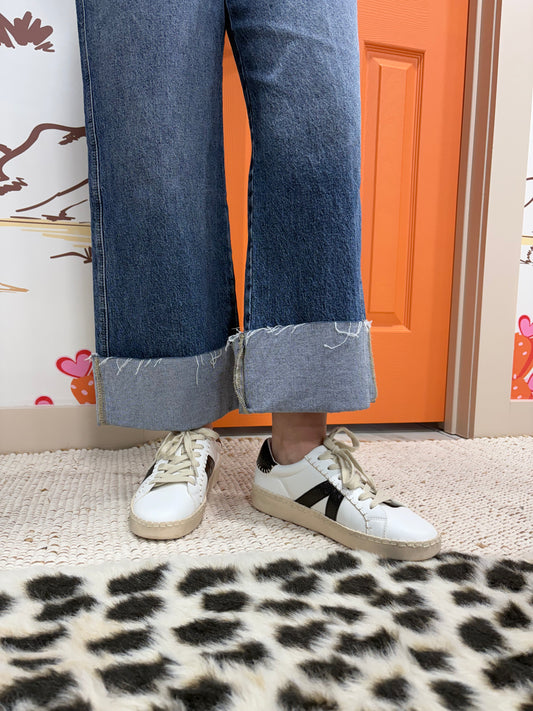 Friend Zone Sneakers-White Black