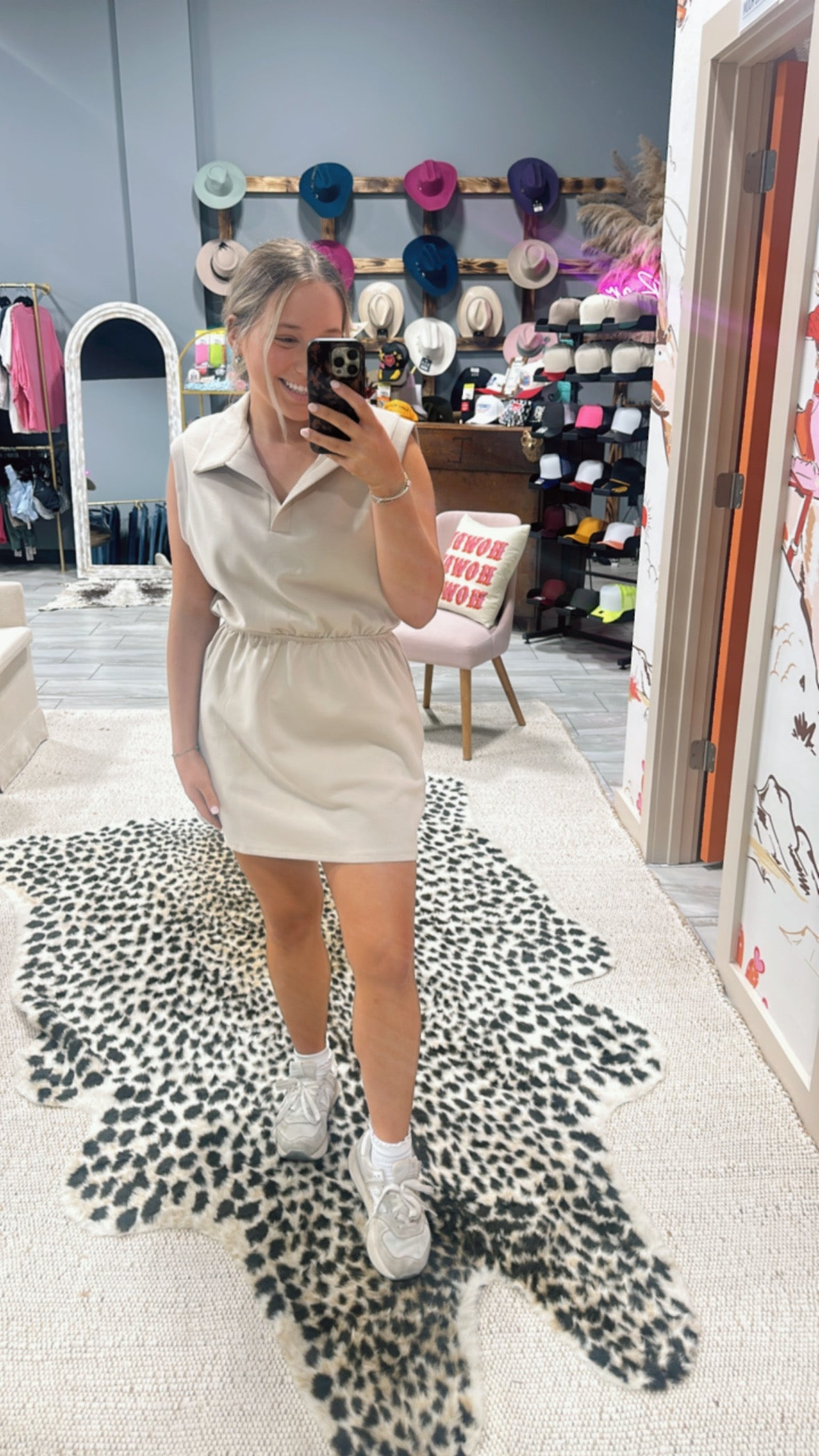 Sand Scuba Mini Dress