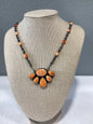 Orange Spiney Cluster / Pearl and Spiney Chain