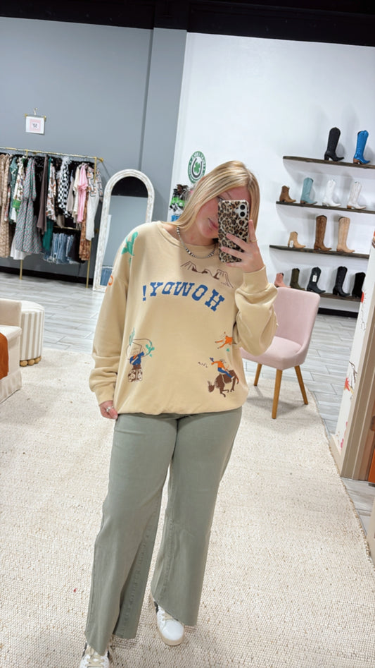 The Western Howdy Crewneck