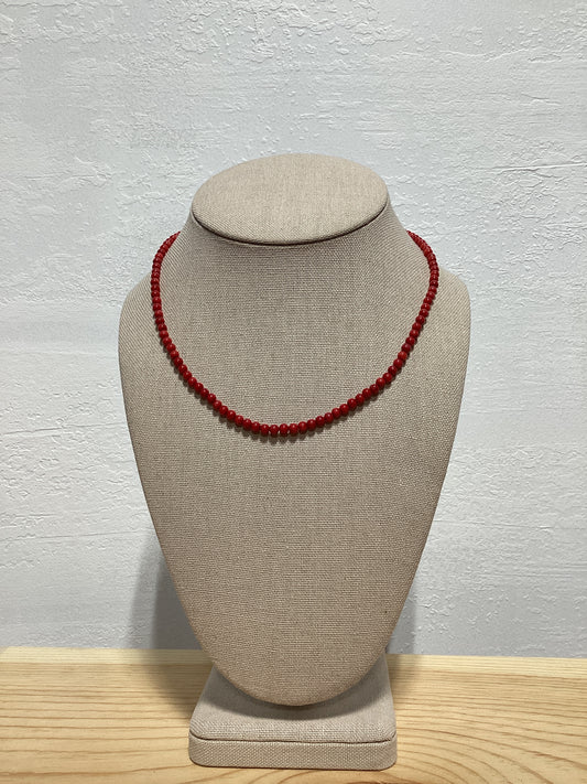 Red Beaded Necklace