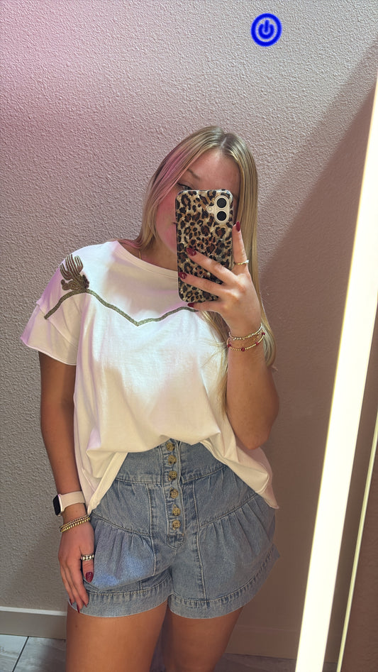 The Perfect Flowy Denim Shorts