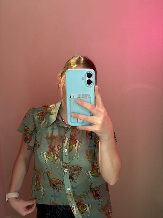 Howdy Flutter Sleeve Blouse