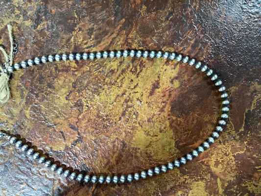 22” 8mm Navajo Pearls