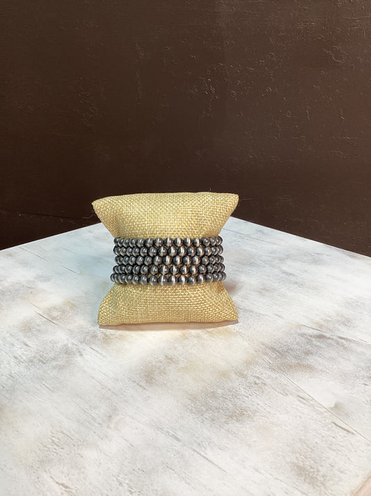 6mm Navajo Pearl Braclet