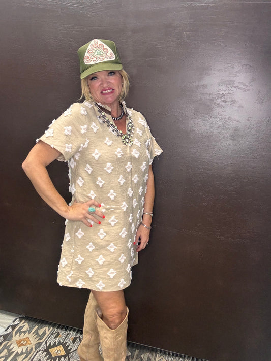 Golden Bloom Dress