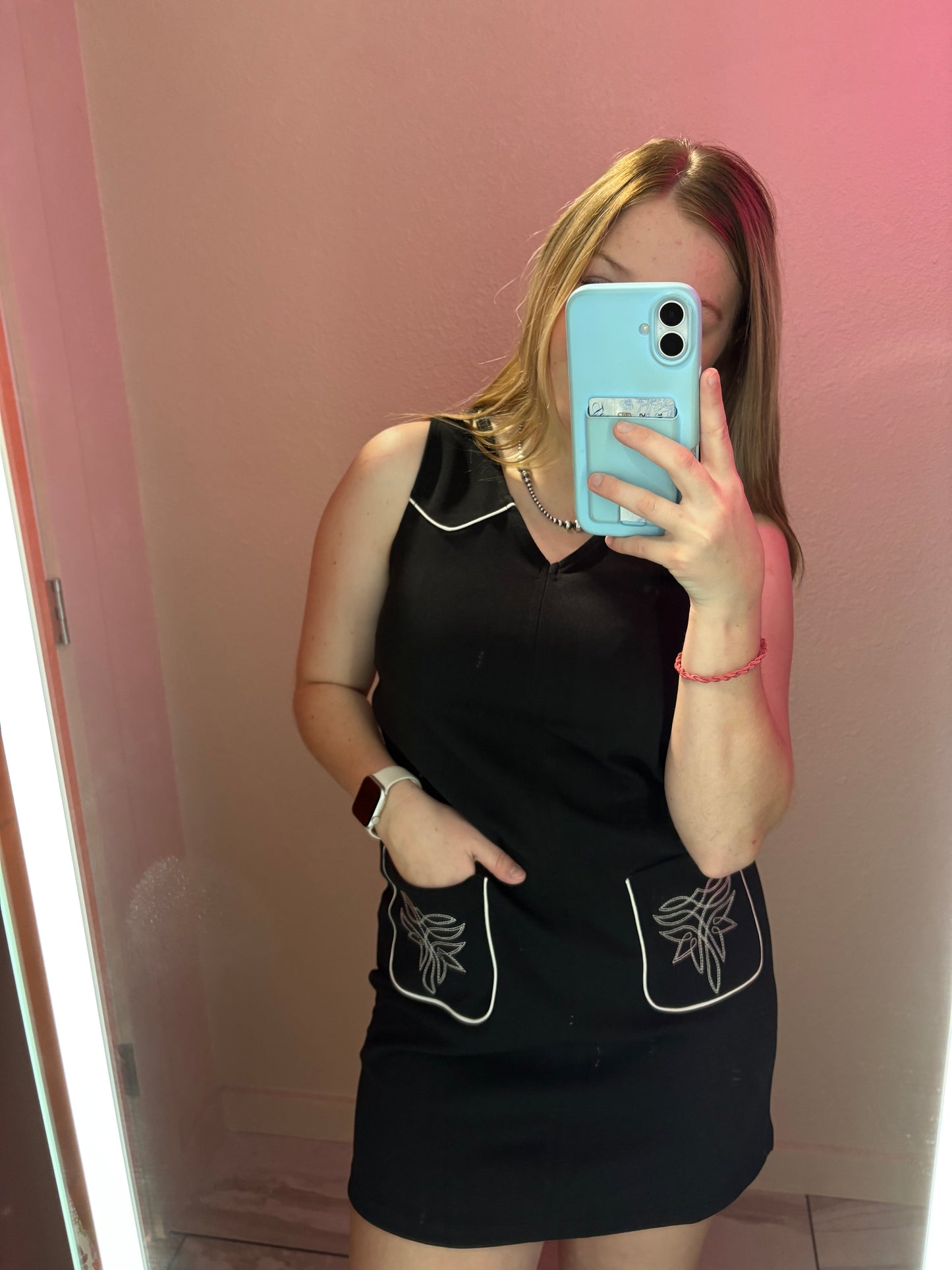 Hemp Black Shift Dress
