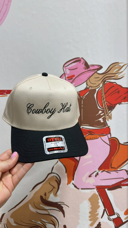 Cowboy Hat - Embroidered Trucker
