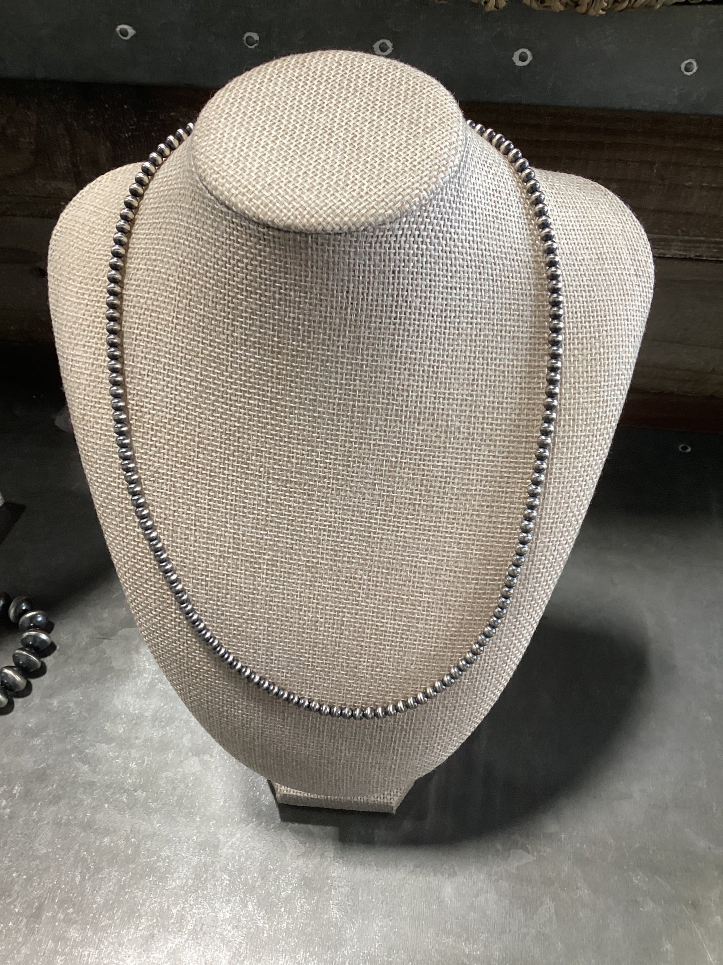 4mm 20" Navajo Pearls