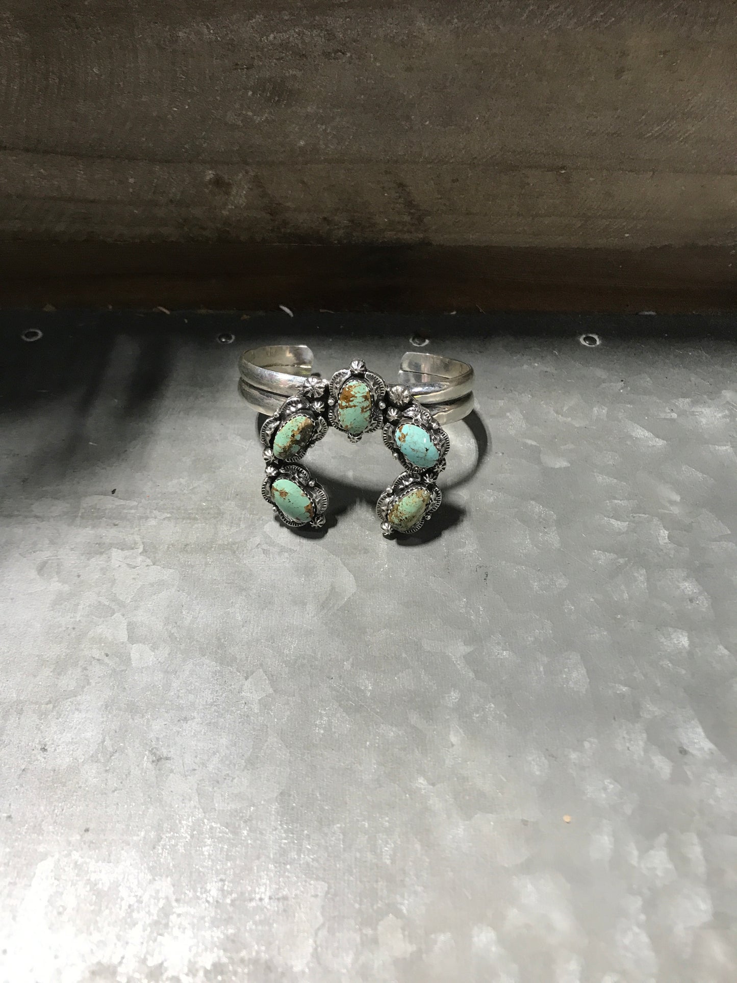 Nevada Turquoise Navajo Cuff
