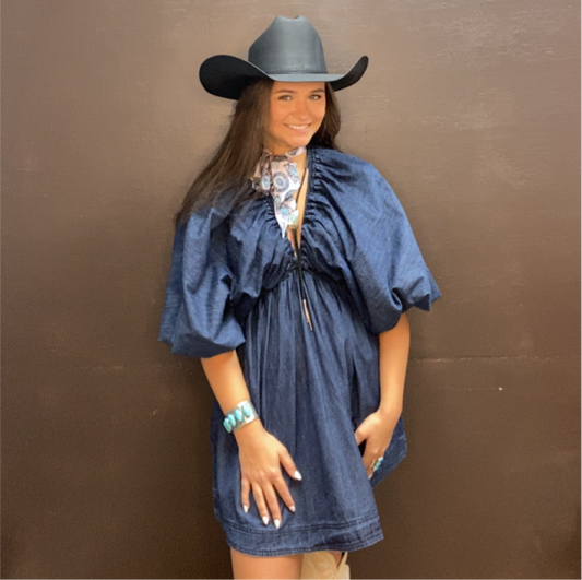The Perfect Dark Denim Stunner Dress