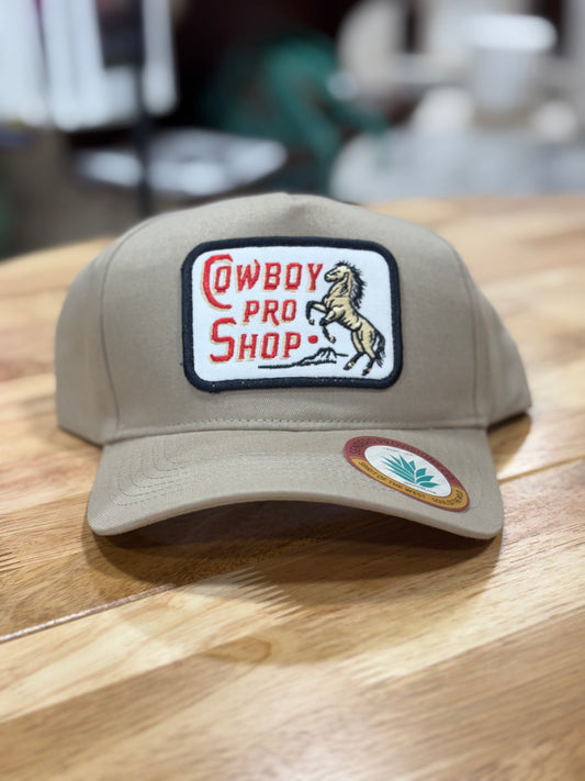 Cowboy Pro Shop Hat -  Tan