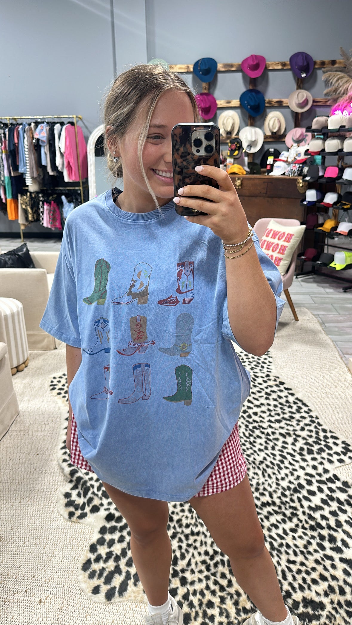 Washed Denim Boot Shirt