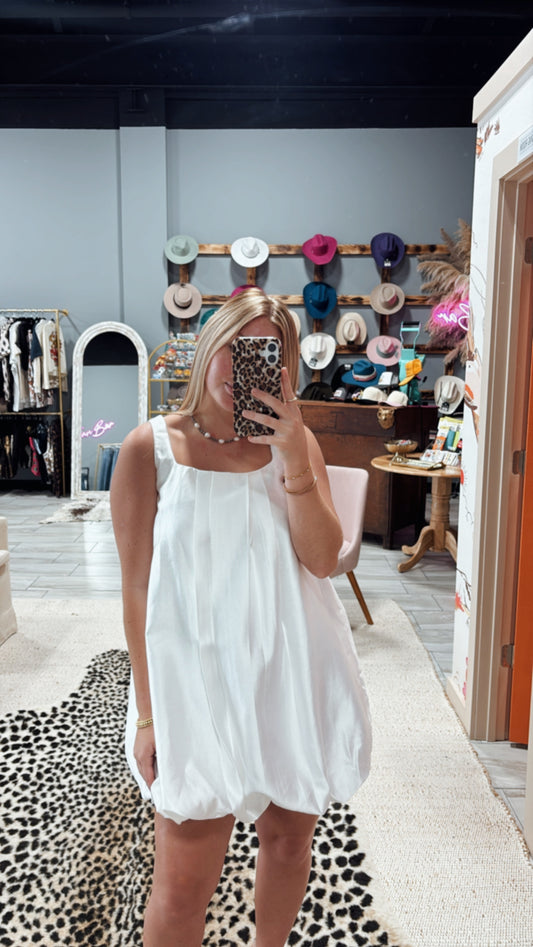 Satin Bubble Dress
