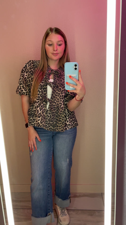 The Leopard Print Top