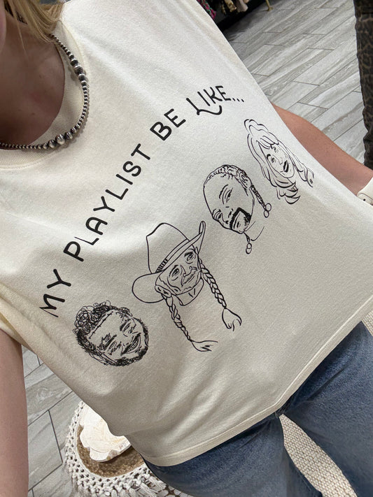 The Playlist Muscle Tank
