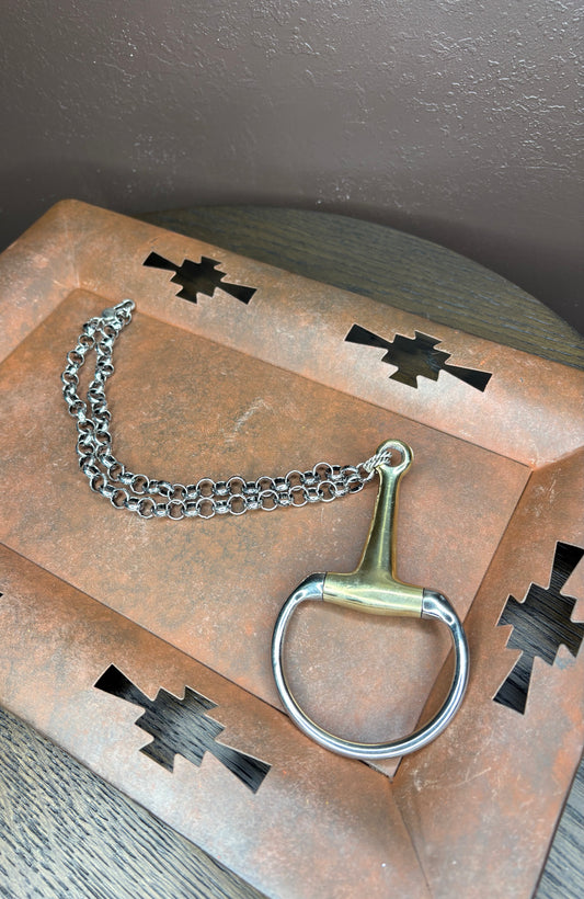 "Whoa There" Bit Necklace