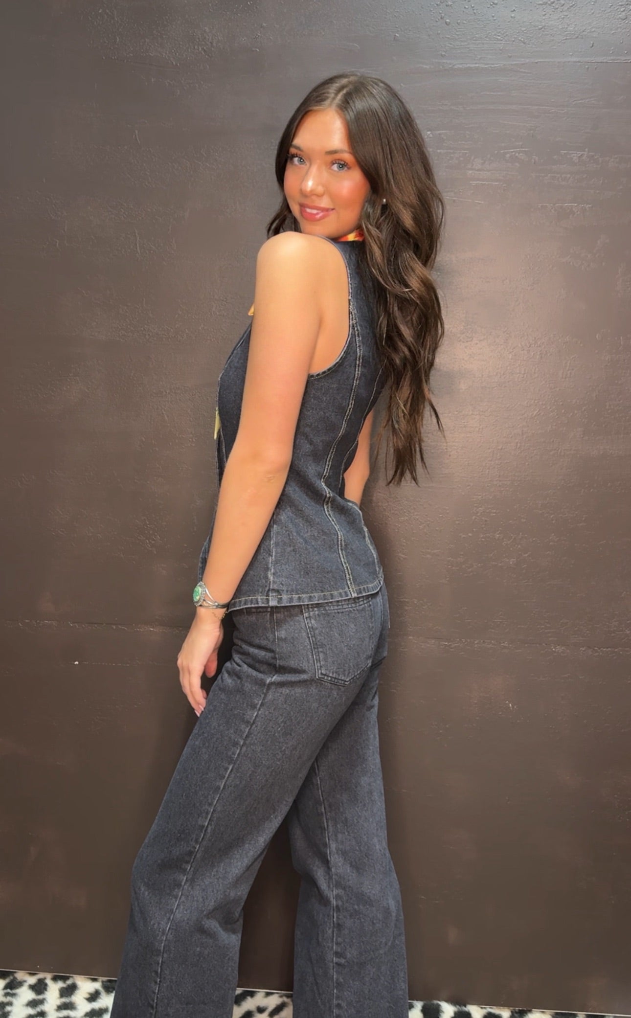 The Black Denim Set