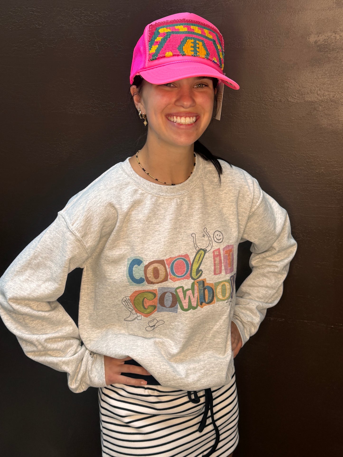 Cool It Cowboy Crewneck