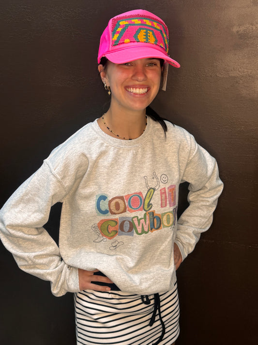 Cool It Cowboy Crewneck