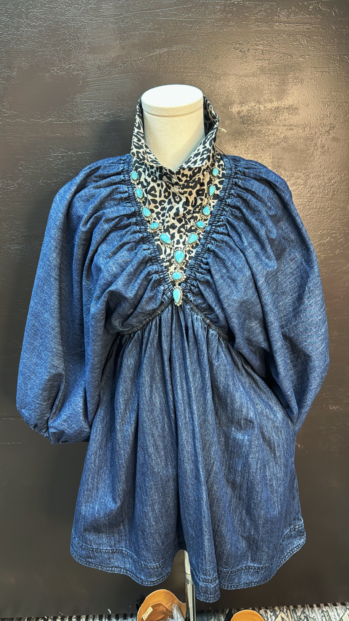 The Perfect Dark Denim Stunner Dress