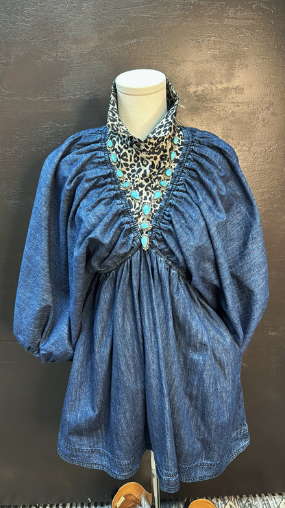 The Perfect Dark Denim Stunner Dress
