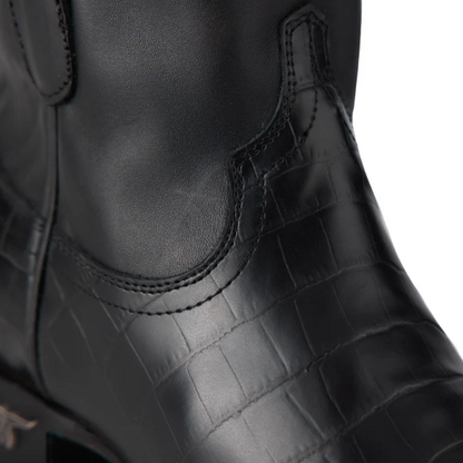 Emma Jane Bootie - Carbon Croc