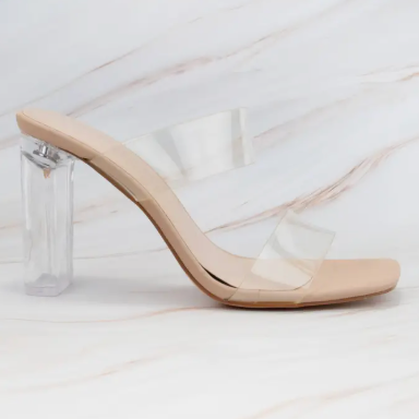 The Perfect Clear Heel