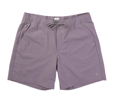 Bajada Hybrid Shorts - Dusty Plum