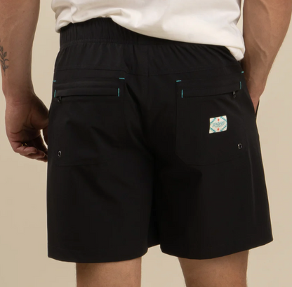 Bajada Hybrid Shorts - Black
