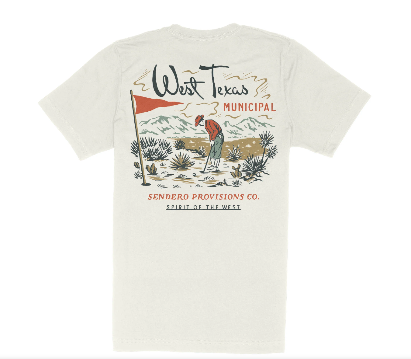 West Texas Municipal T- White