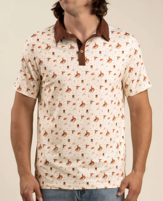 High Noon Performance Polo - Bronc Rider