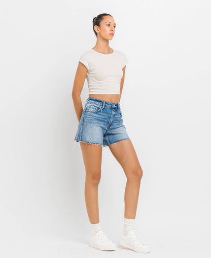 Rebbeca Dark High Waisted Short