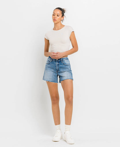 Rebbeca Dark High Waisted Short