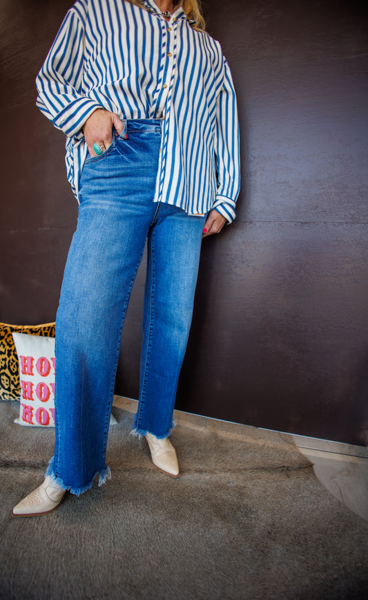 High-Rise Straight Jean